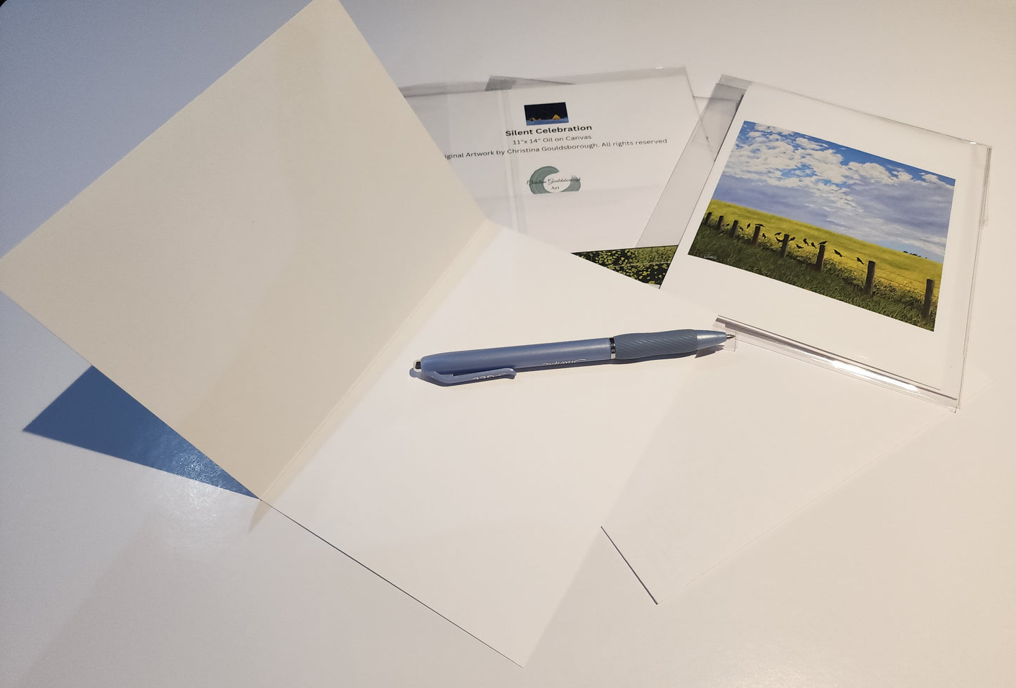 Original Art Greeting Cards (Blank) 5"x7" card with white border