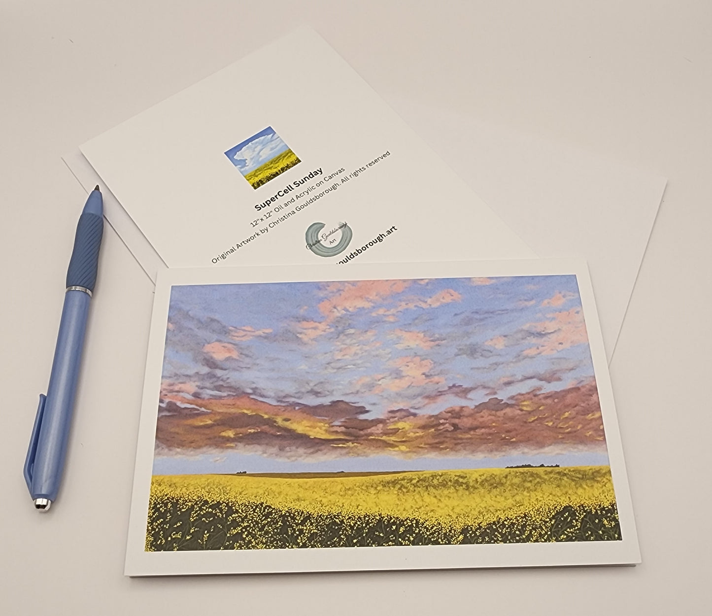 Original Art Greeting Cards (Blank) 5"x7" card with white border