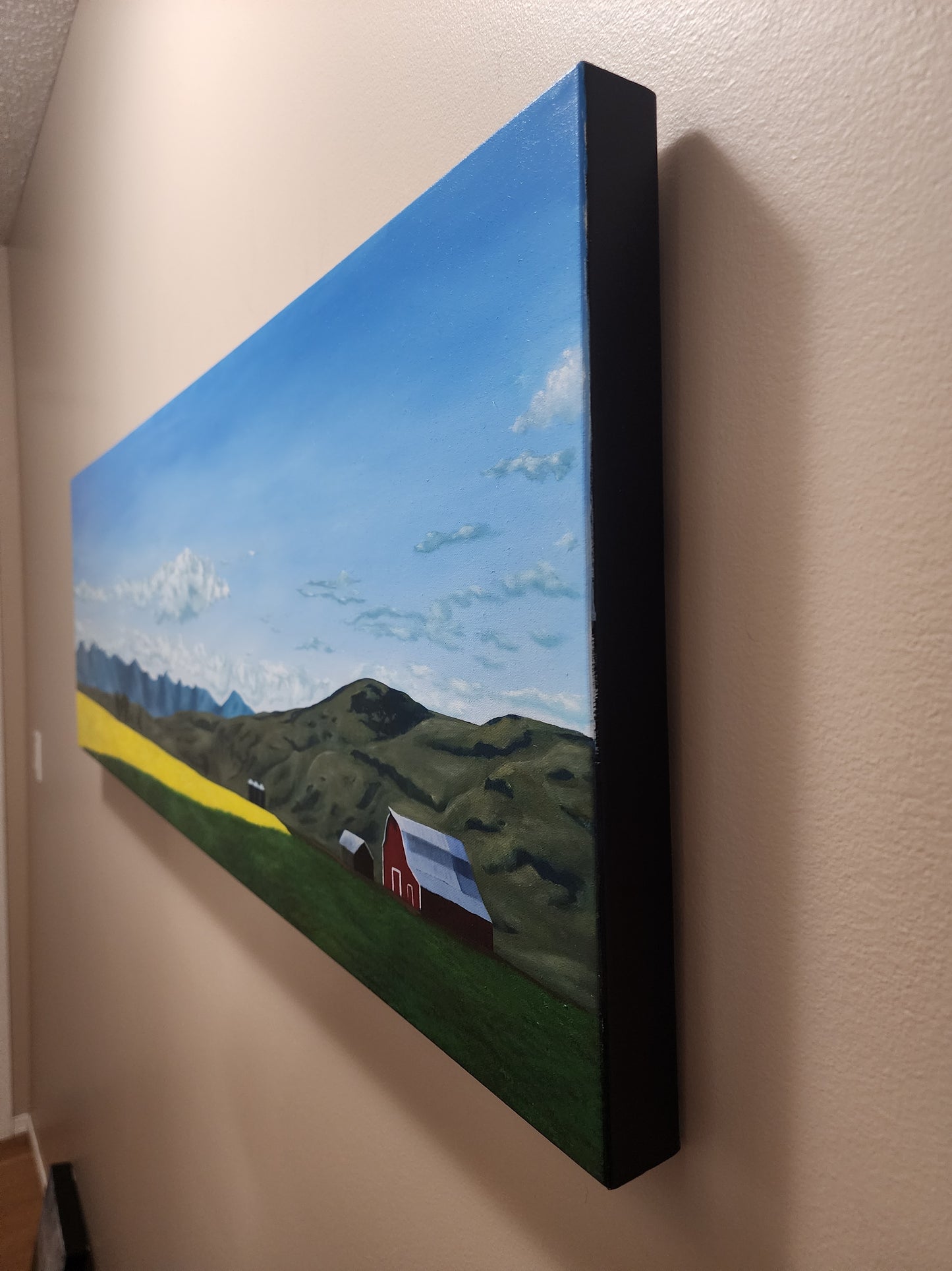 Alberta | Original Artwork | Landscape Painting | 16"x48" | Oil On Canvas