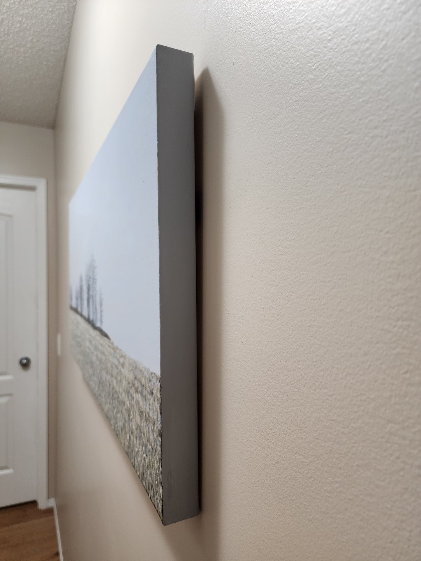 Finter oil painting sides finished in gentle grey