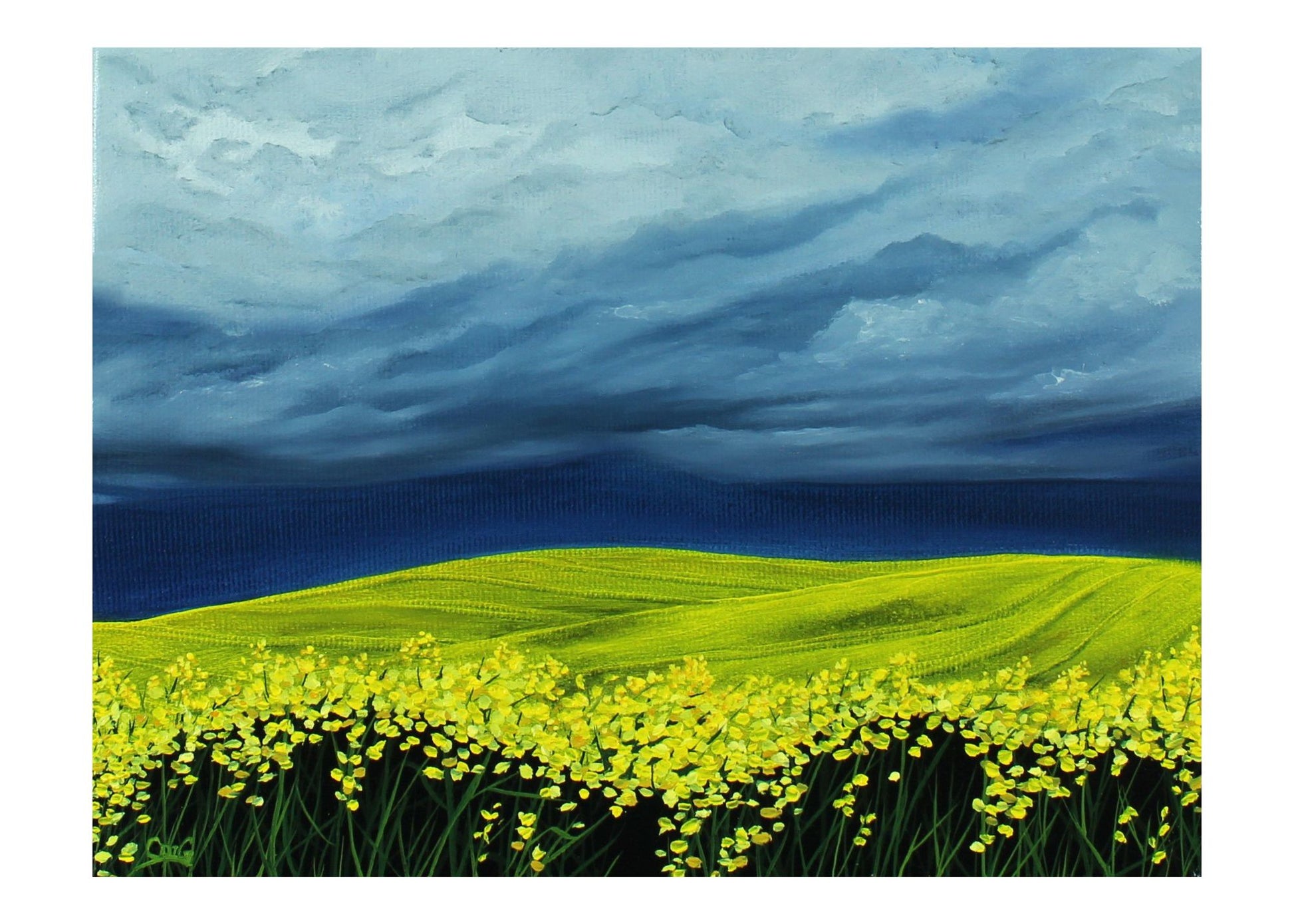 Rain Check Original Art Greeting Card